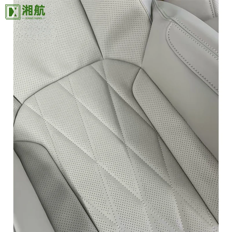 Suitable for Toyota LC200 Made Car Accessories Seat Cover 3 Row 7 Seats Luxury Genuine Leather Middle Part