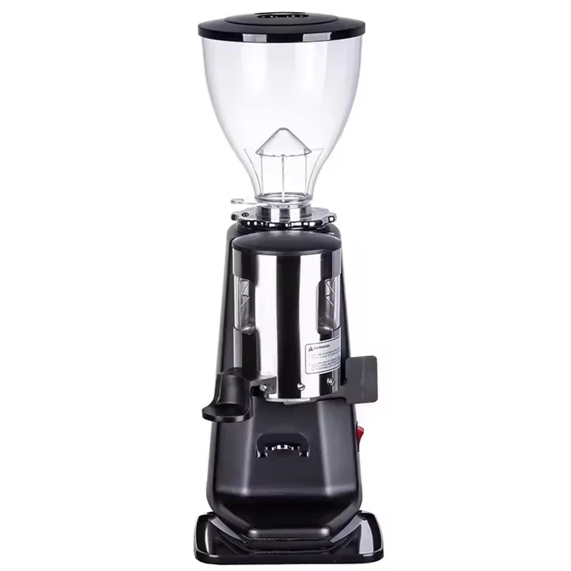 CAFOVO FR-64T1 Electric Coffee Grinder 64mm Titanium Plating Flat Burr  Electric Adjustment 370W Ideal for Cafés and Restaurants