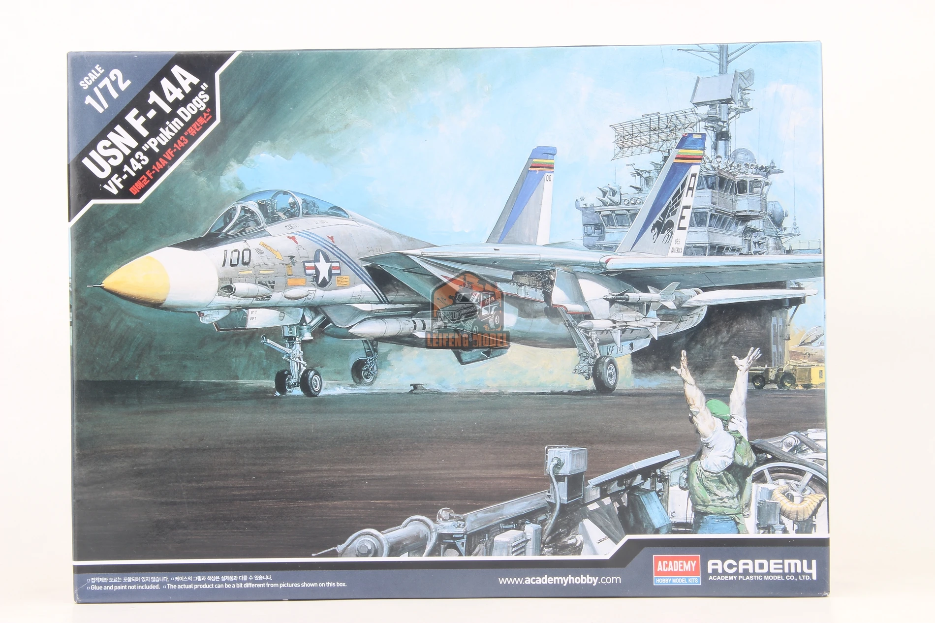 

ACADEMY 12563 1/72 Scale US Navy F-14A VF-143 Tomcat Fighter Model Kit