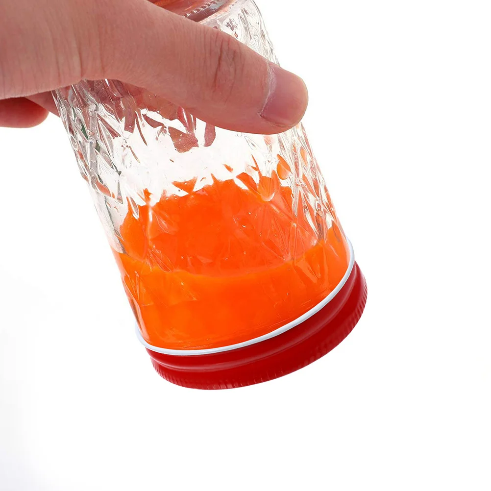 

20pcs Tinplate Lids For Jars Can Covers Black Red Sealing Lid Airtight Storage Lid Jar Accessories Kitchen Bar Supplies