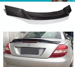 R171 Carbon Fiber R Style Spoiler For Mercedes Benz SLK Class R171 2005 - 2011 SLK200 SLK280 SLK300 SLK350