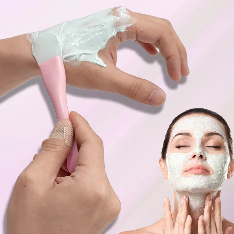 Face Mask Brush Skin Care Blender Foundation Applicator Concealer Brush Beauty Makeup Tool Flat Soft Hair Facial Cleansing