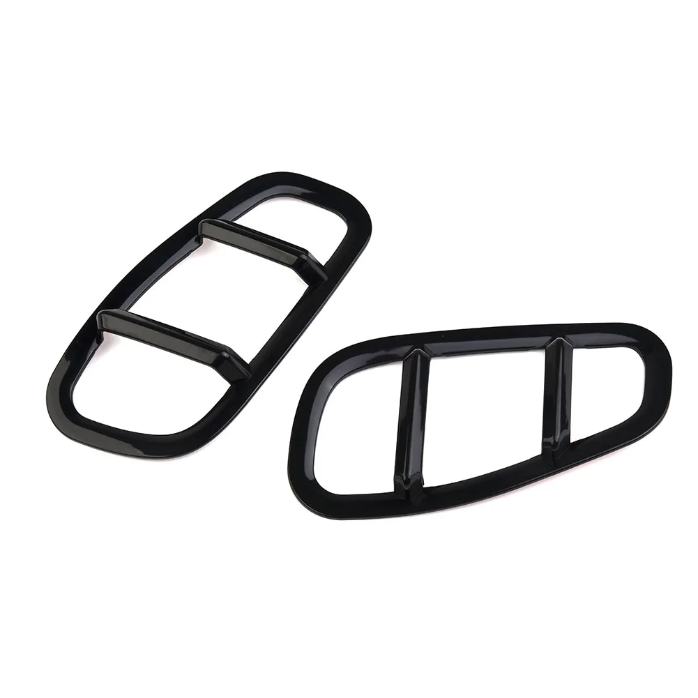 2pcs Side Lamp Covers for Jeep For RENEGADE 2015 2019 ABS Plastic Material for Exterior Car Styling Accessories