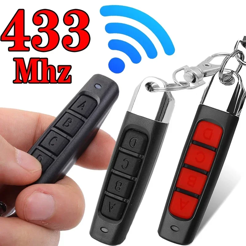 

433MHz Cloning Remote Control RF Clone Copy Remote Control Garage Gate Door Opener Remote Key Duplicator for Home Safety
