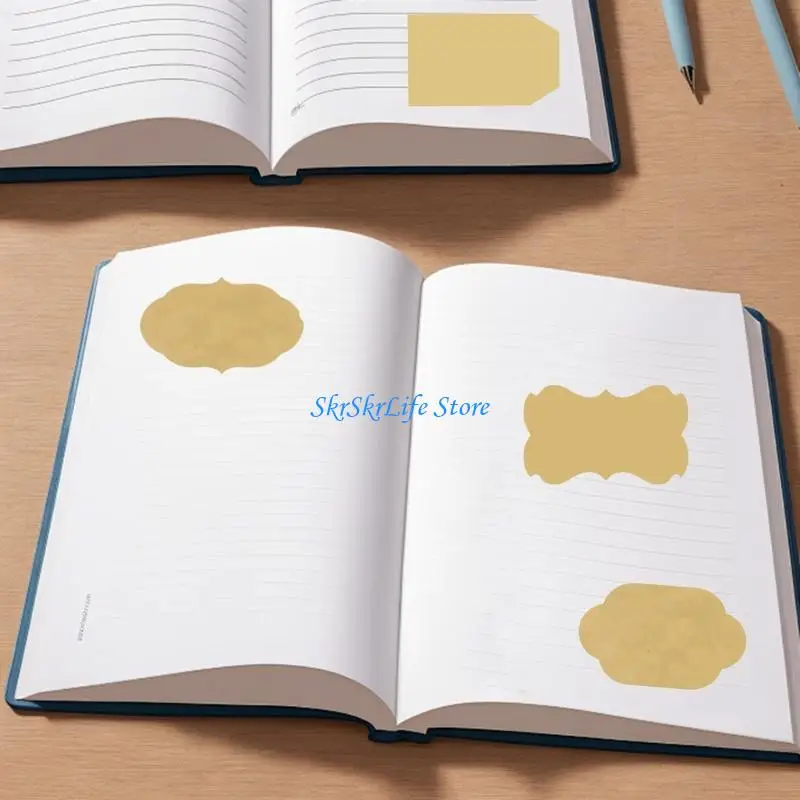 

E65E Gift Sticker Writeable Label Adhesive Sticker Household Labels Jams Label for Envelope