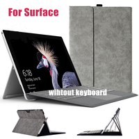 Keyboard Case for Microsoft Surface Pro 7 6 5 4 Pro 7 Plus 12.3 Inch PU Leather Tablet Stand Protective Cover for Surface Pro 9