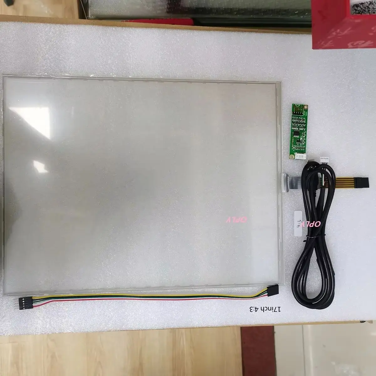 New 17 inch 4 Wire 356X228 Resistive Touch panel TP-17003 LCD HD panel 17