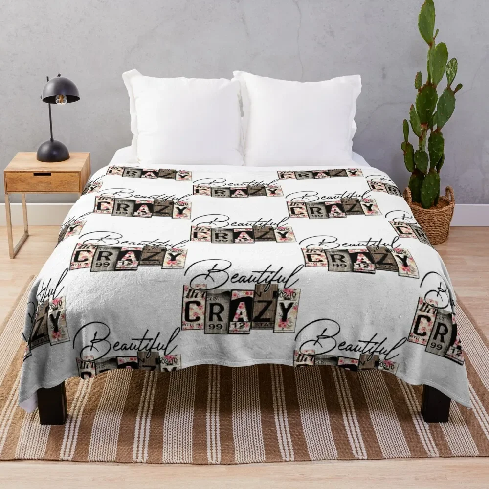 

Beautiful Crazy Throw Blanket Decorative Beds warm for winter Multi-Purpose Cute Plaid Blankets