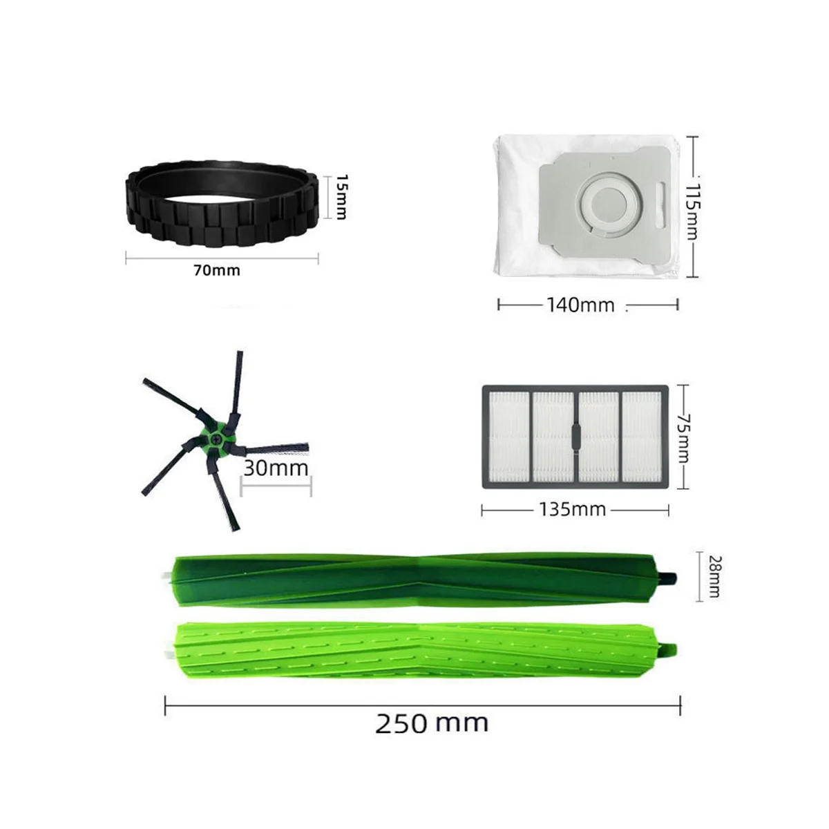 Parti di ricambio per iRobot Roomba S9 (9150) S9 + S9 Plus (9550) kit di vuoto Robot collegati serie S