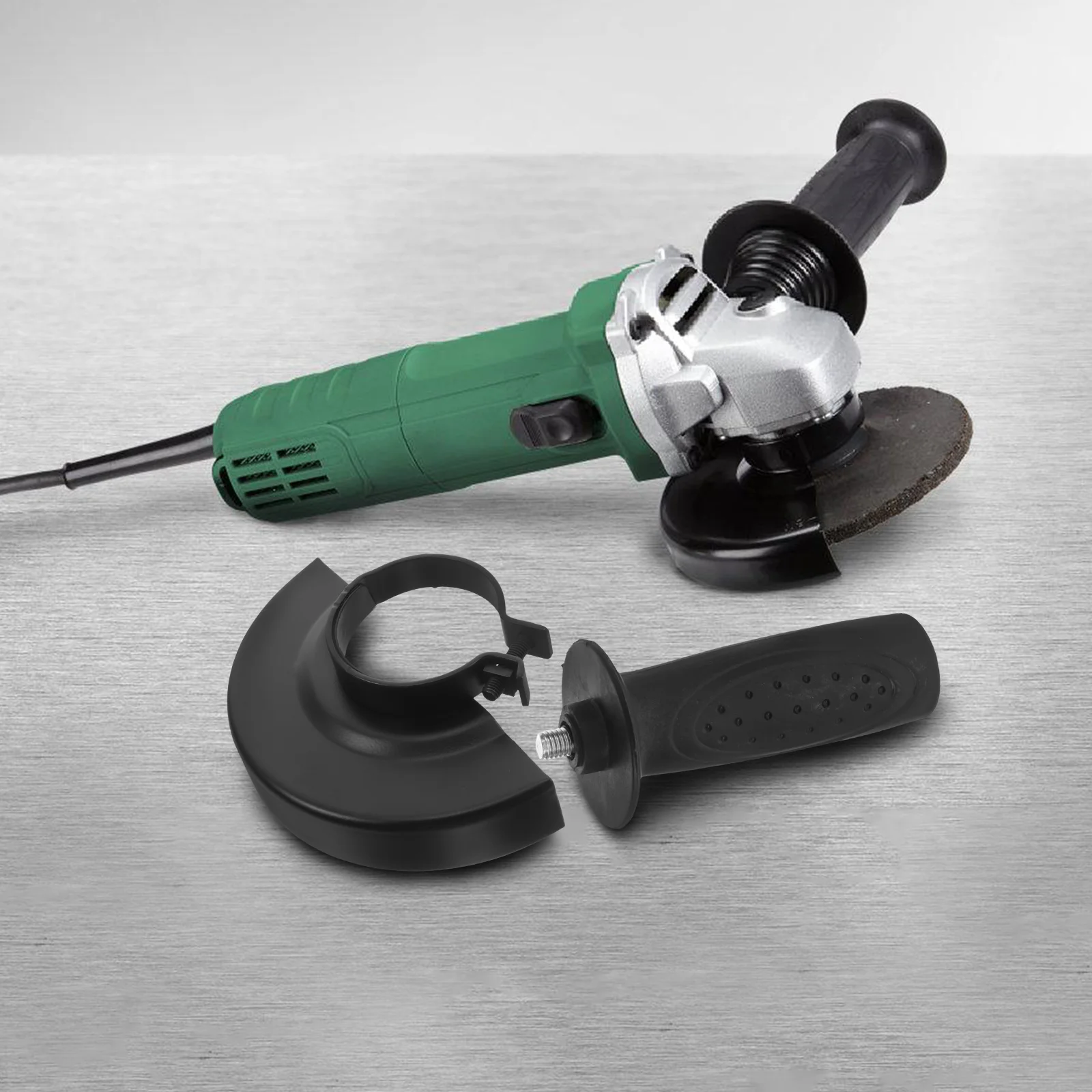 

6 шт., насадки для угловой шлифовальной машины, адаптер вала 10 мм, внешняя гайка 14 мм, система треугольного фиксатора для электрической дрели, угловое преобразование