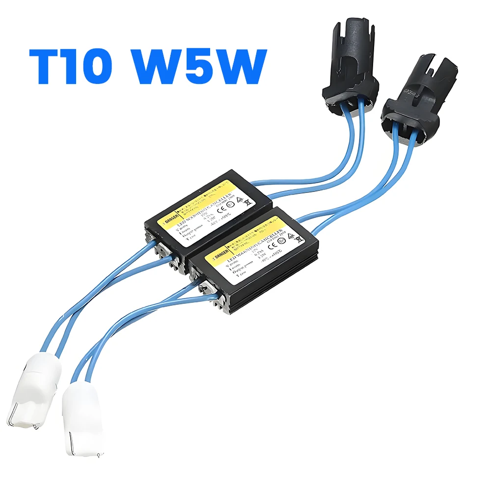 

1-2Pcs Canbus Cable Car LED Faults Decoders Car Lights NO Error Warning Canceller Decoder T10 BA9S T11 12V OCB Load Resistor