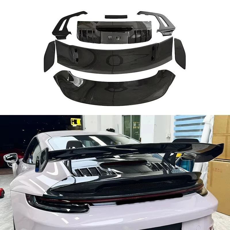 

2020-2023 Car Retrofit Kit, Rear Spoiler, Carbon Fiber Rear Retrofit Kit, for 911 992