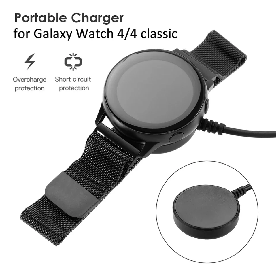 Charging Cable For Samsung Galaxy Watch 6 5 pro 4 Classic 40 44 mm 4246 mm Watch 3 Active 1 2 Dock Charger Adapter Stand Holder