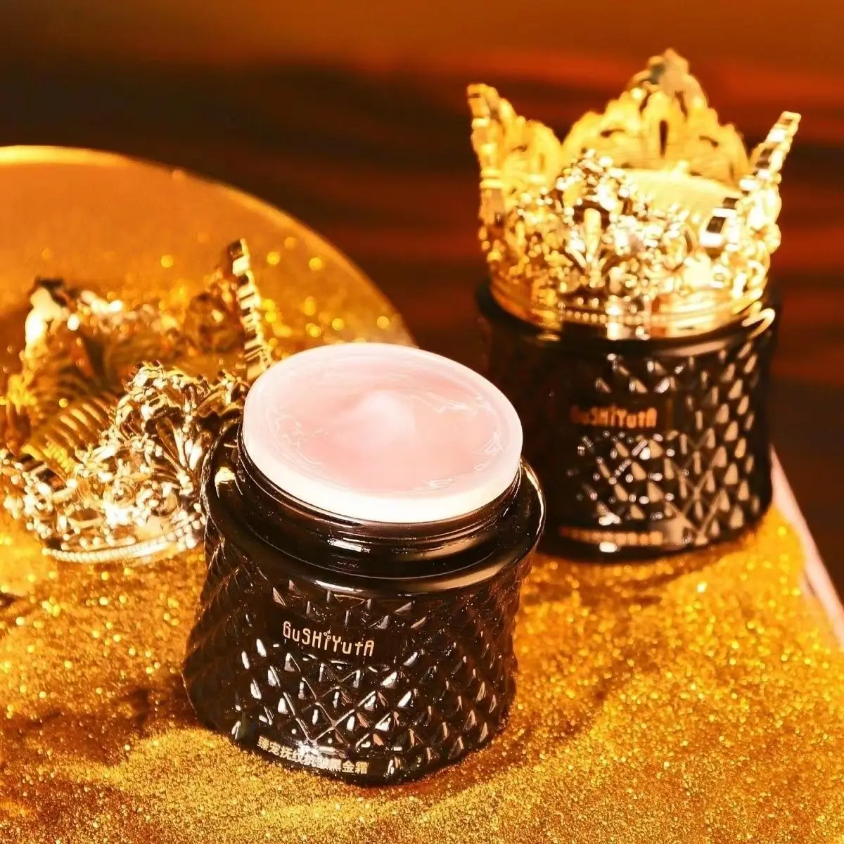 Black Gold Wrinkle Cream Improve Roughness Tighten Skin Facial Repair Cream Moisturizing Skin Brighten Firming Lifting Cream