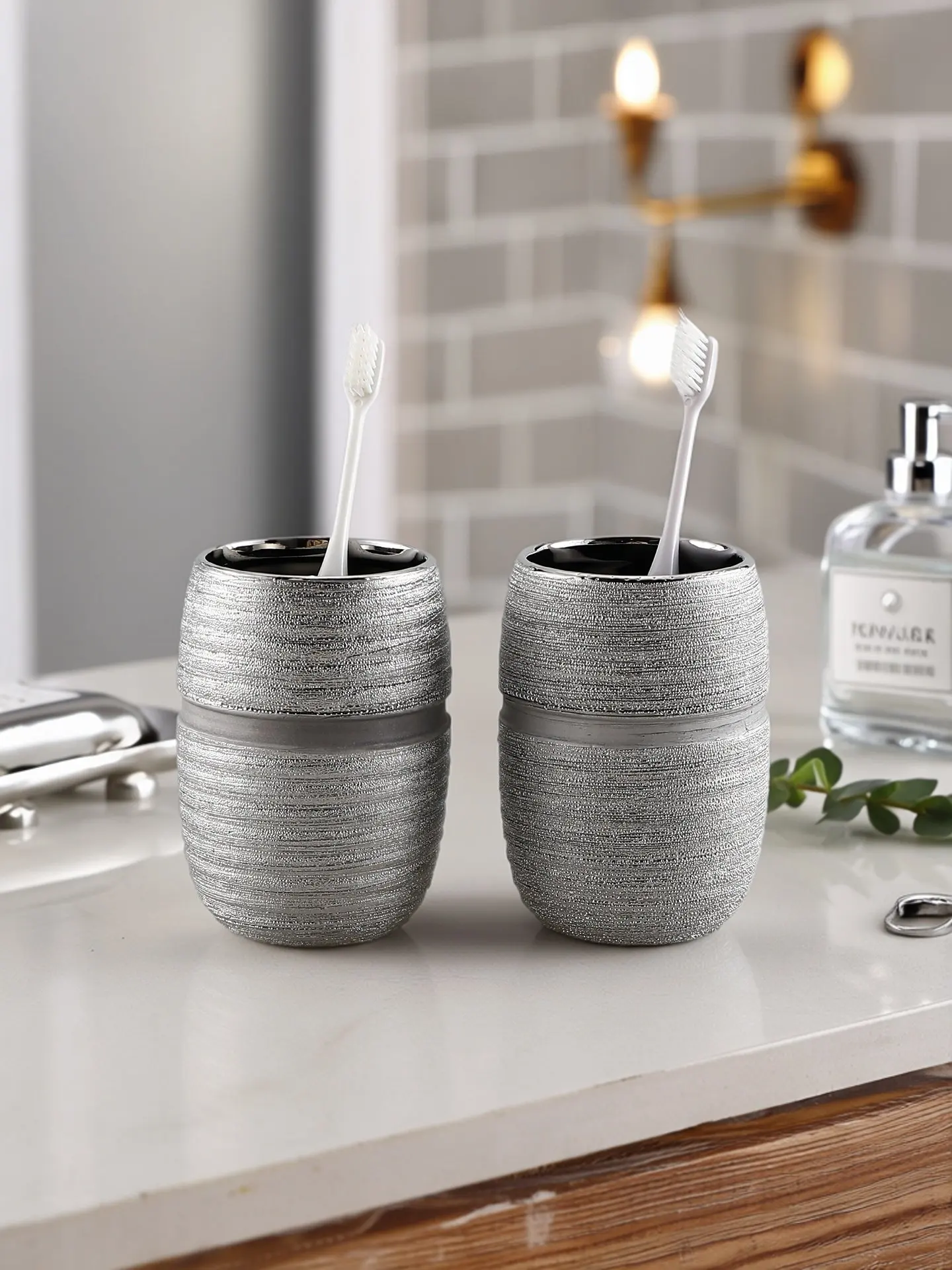 

Керамическая чашка для зубных щеток FRENESSA: для пар, отелей, дома. Семейная керамическая чашка с носиком для полоскания рта.