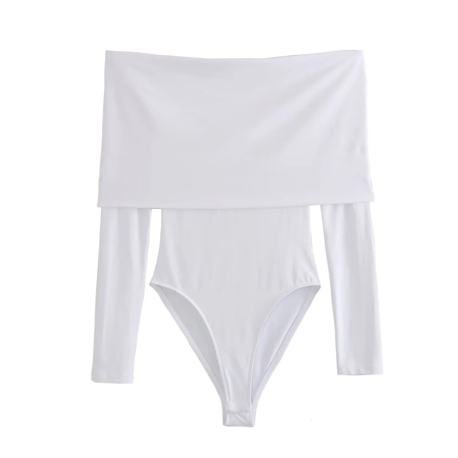 

New Fashion Sexy Long Sleeve Slash Neck Solid Color Slim Fit Playsuits For Women,3 Colors