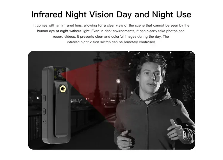 WD10 OKAM 4G 1080P HD Portable Camera 180° Rotatable Lens Night Vision Recorder Mobile Phone Remote Camera Portable Recorder