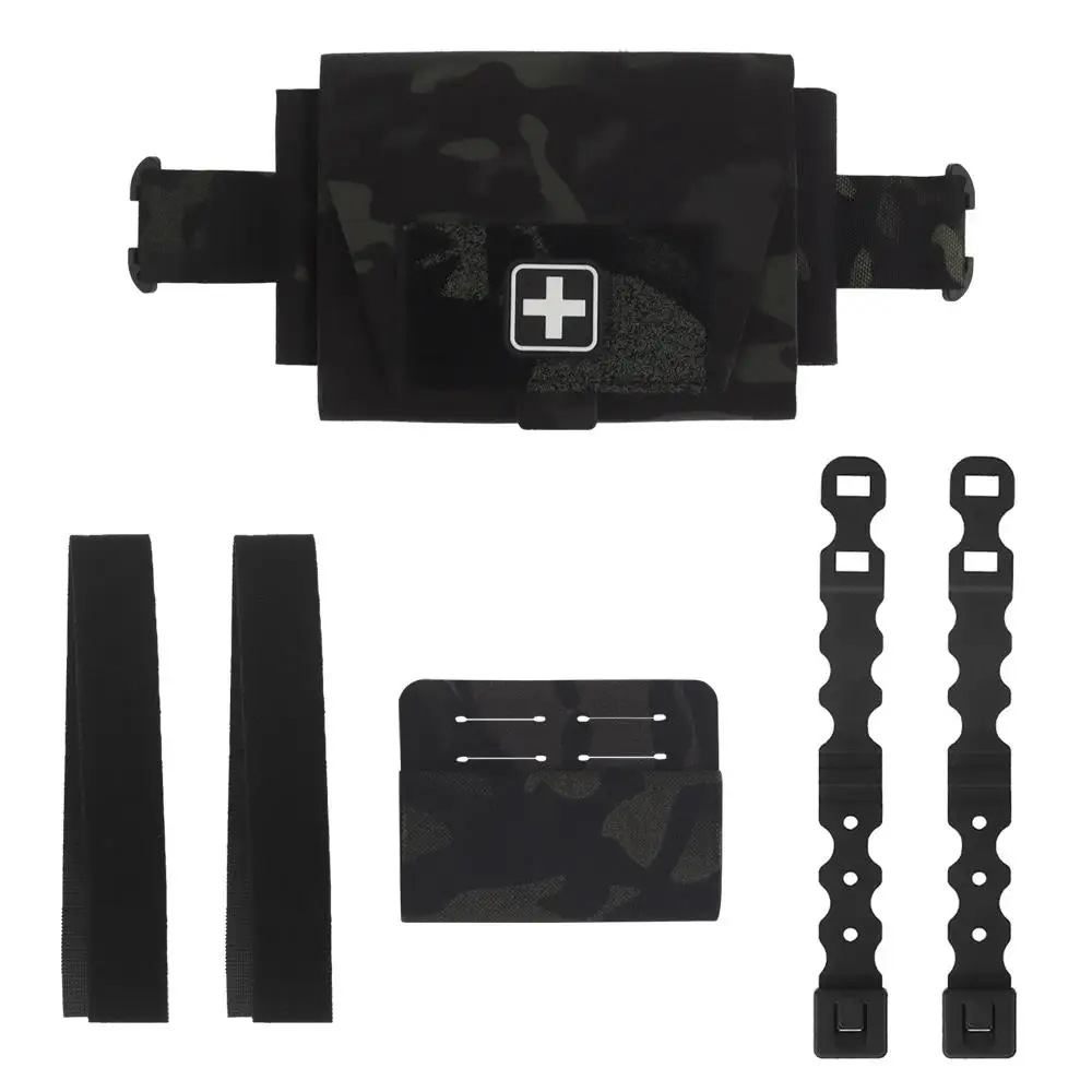 

Тактическая медицинская аптечка MOLLE, аптечка первой помощи для быстрого развертывания, уличная охотничья страйкбольная аварийная легкая медицинская сумка