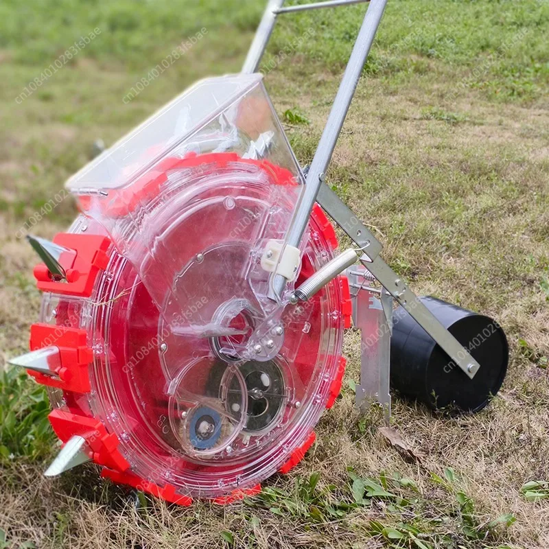 

Hand Push Seeding Peanut Corn Planter Small Machine Agricultural Multifunctional Fine Sowing Soybean Tool Artifact