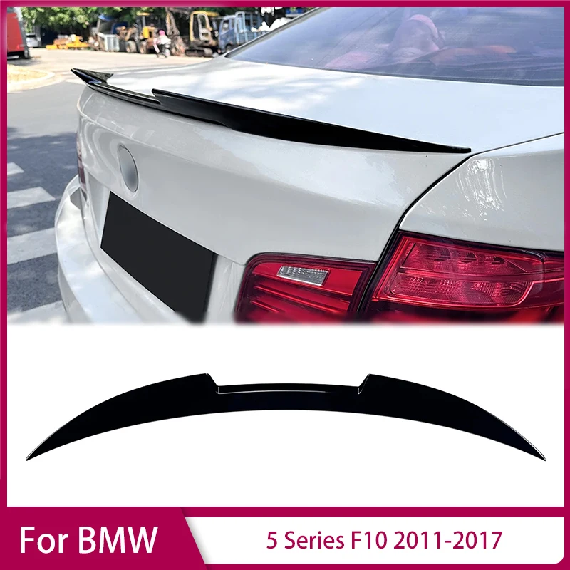 

M4 Style Car Tail Wing Rear Trunk Spoiler Wing Roof Spoiler Wings for BMW 5 Series F10 2011-2017 Auto Accessories Top Wing Trunk