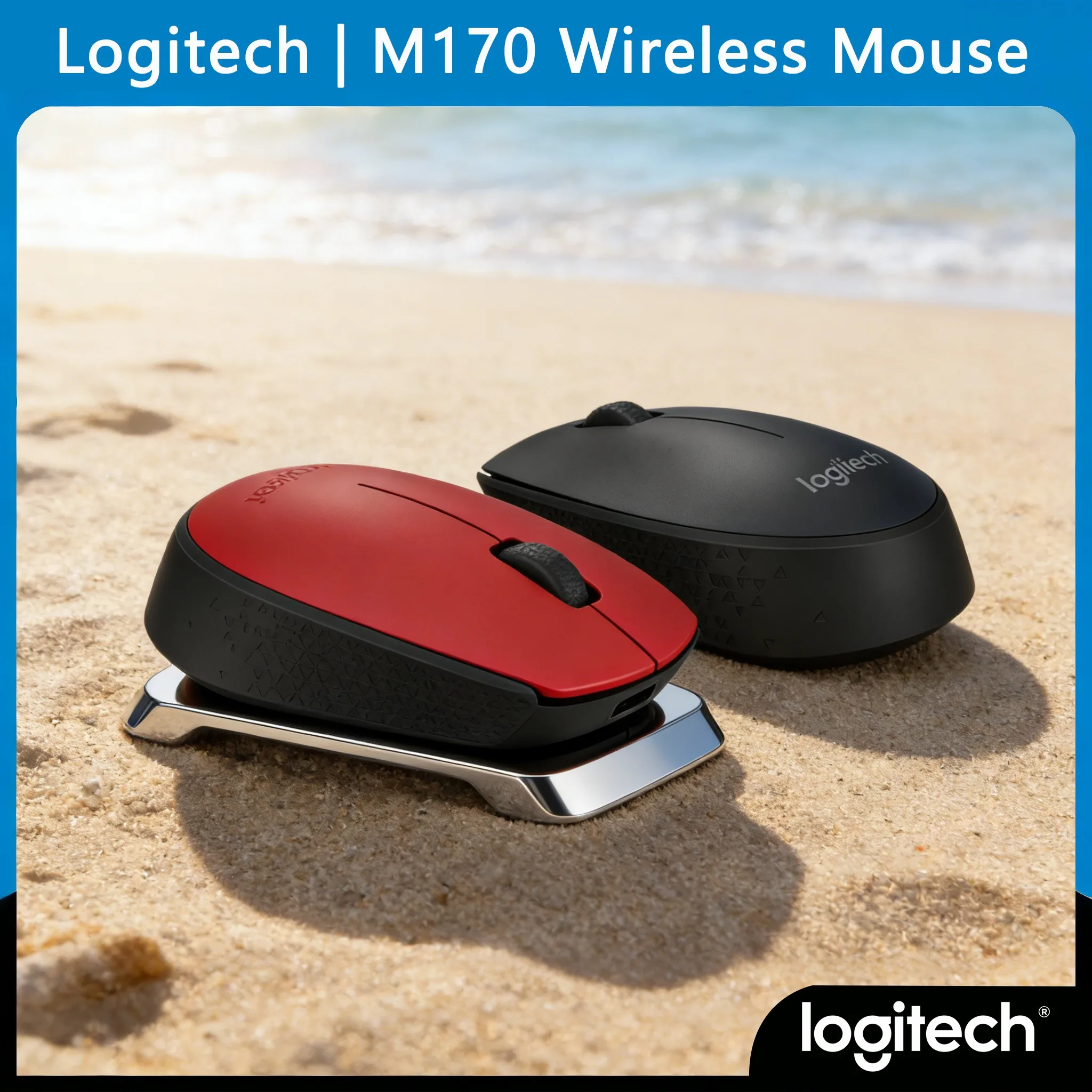 

Беспроводная эргономичная мышь M170 с симметричным дизайном, портативная