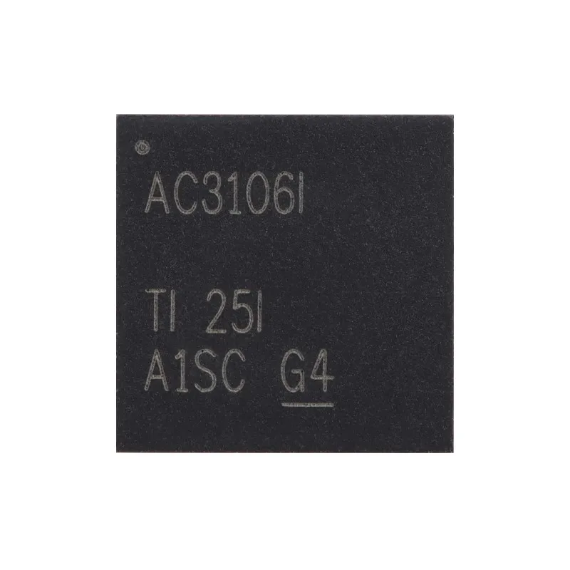 5pcs/Lot TLV320AIC3106IRGZR VQFN-48 MARKING;AC3106I Interface - CODECs Lo-Pwr Stereo CODEC Operating Temperature:- 40 C-+ 85 C