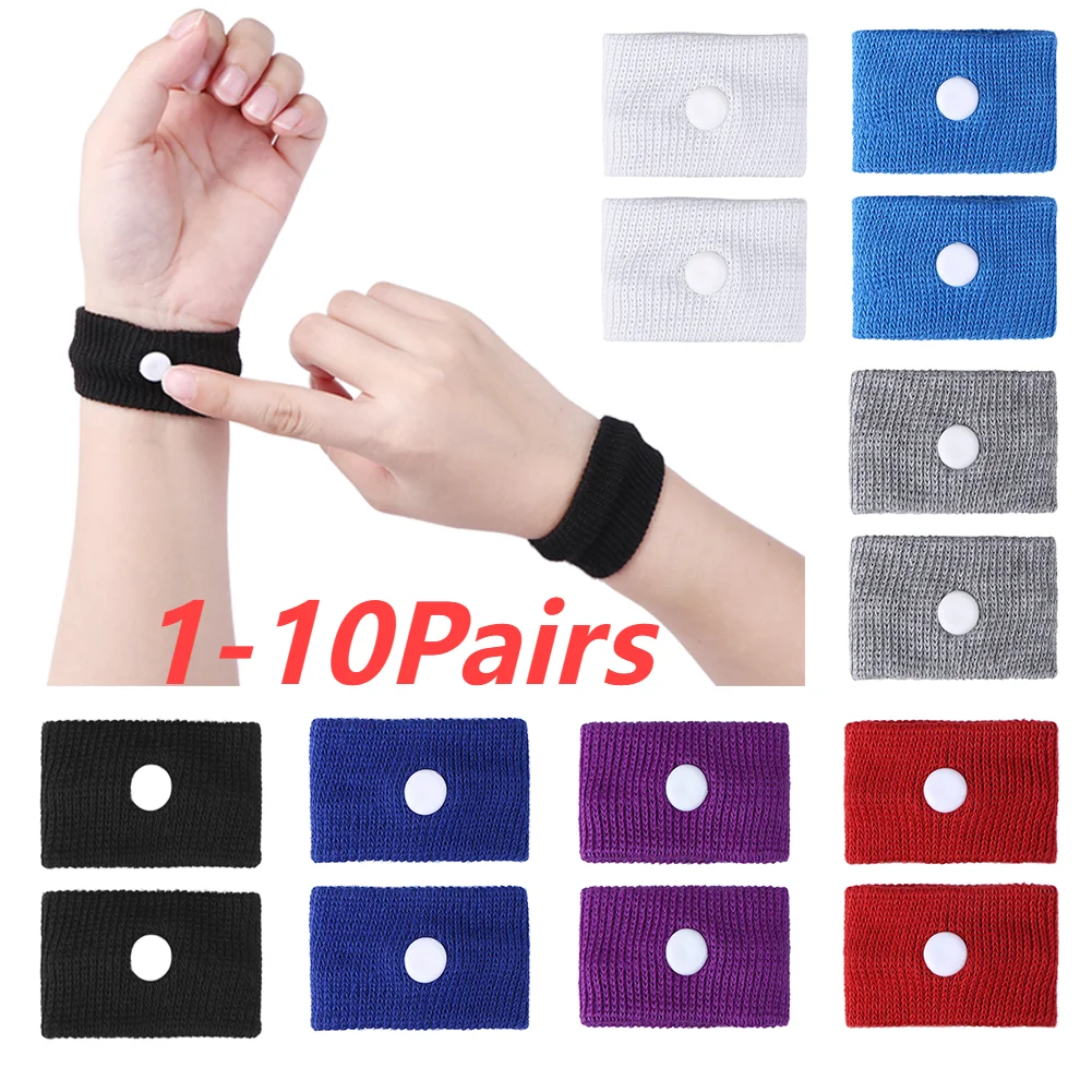 1-10 Paare reisen Morgen krankheit Armband Anti Übelkeit Auto Van Meer Flugzeug Armband Anti-Bewegungs krankheit Armband Riemen Boote