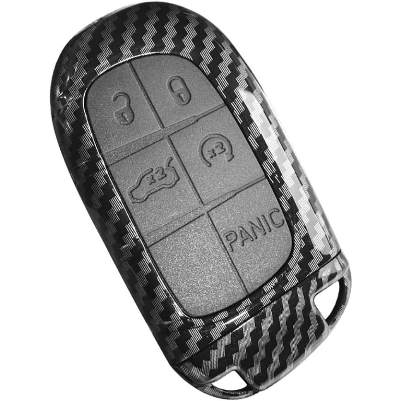 

WH 5 Button Smart Remote Key Fob Cover Full Protection Holder Jacket ABS Plastic Silicone Keycase Key Skin Shell Keychain Compat