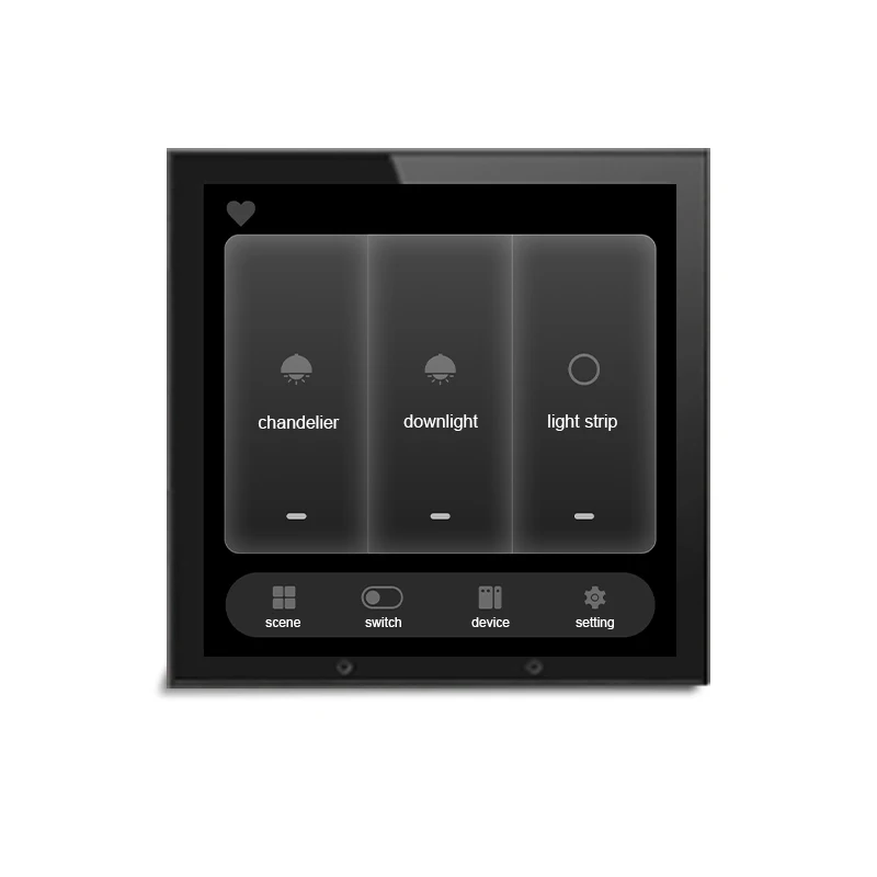 2022 new arrival 4 inch touch screen display Smart home Zigbee system with voice control function