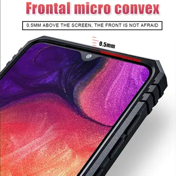 Luxusní nárazuvzdorné brnění pouzdro pro Samsung Galaxy A50 A10 A20 A30 A40 A60 A80 A90 A70 2018 M10 M20 M30 držák do auta s kroužkem 10 nejlepší prodej LCD M30 Samsung - №4