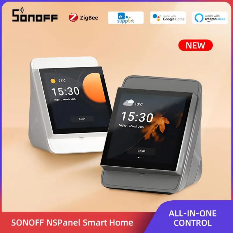 SONOFF NSPanel Pro WiFi Smart Scene Wall Switch Smart Home Control Panel Thermostat Display Switch For Ewelink Alexa Google Home