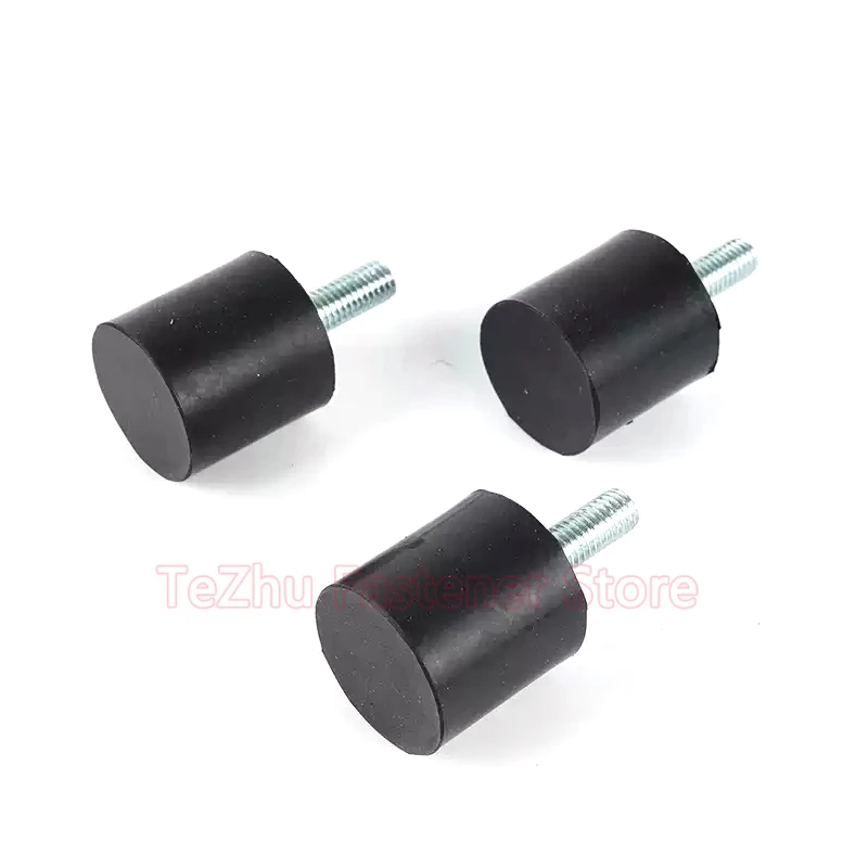 Amortisseur en caoutchouc à filetage mâle M3 M4 M5 M6 M8 M10 M12 M16, 1 pièce, tampon de Crash, amortisseur de Type VE, support d'isolation Anti-Vibration