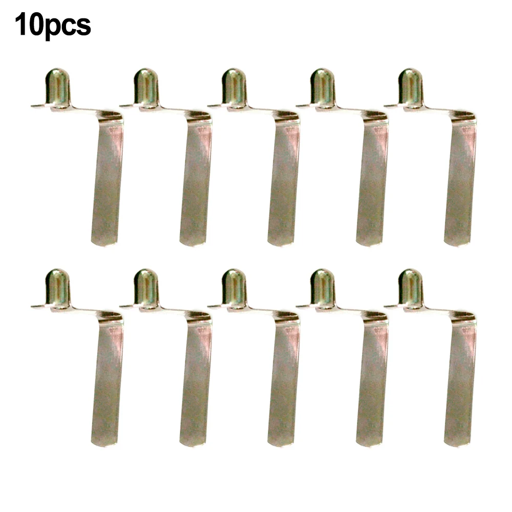 10PCS 6mm Tent Pole Clips Tent Pole Push Button Spring Clips Stainless Steel Kayak Paddle Spring  Clips Spring Button Clips