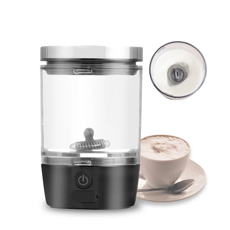 스테인레스 스틸 거품기가 있는 ABBK-우유 거품기 스테인레스 스틸 거품기가 있는 무선 커피 거품기