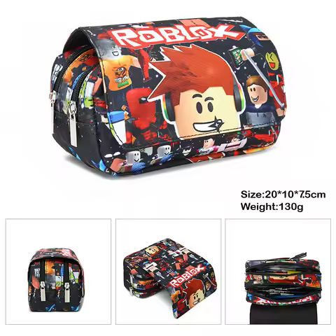 ROBLOX Elementary School Pencil Case Children's Pencil Box Stationery Box
