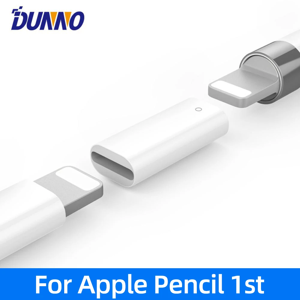 Connector Charger for Apple Pencil Adapter Charging Cable Cord for Apple iPad Pro Pencil Easy Charge Charger Accessories