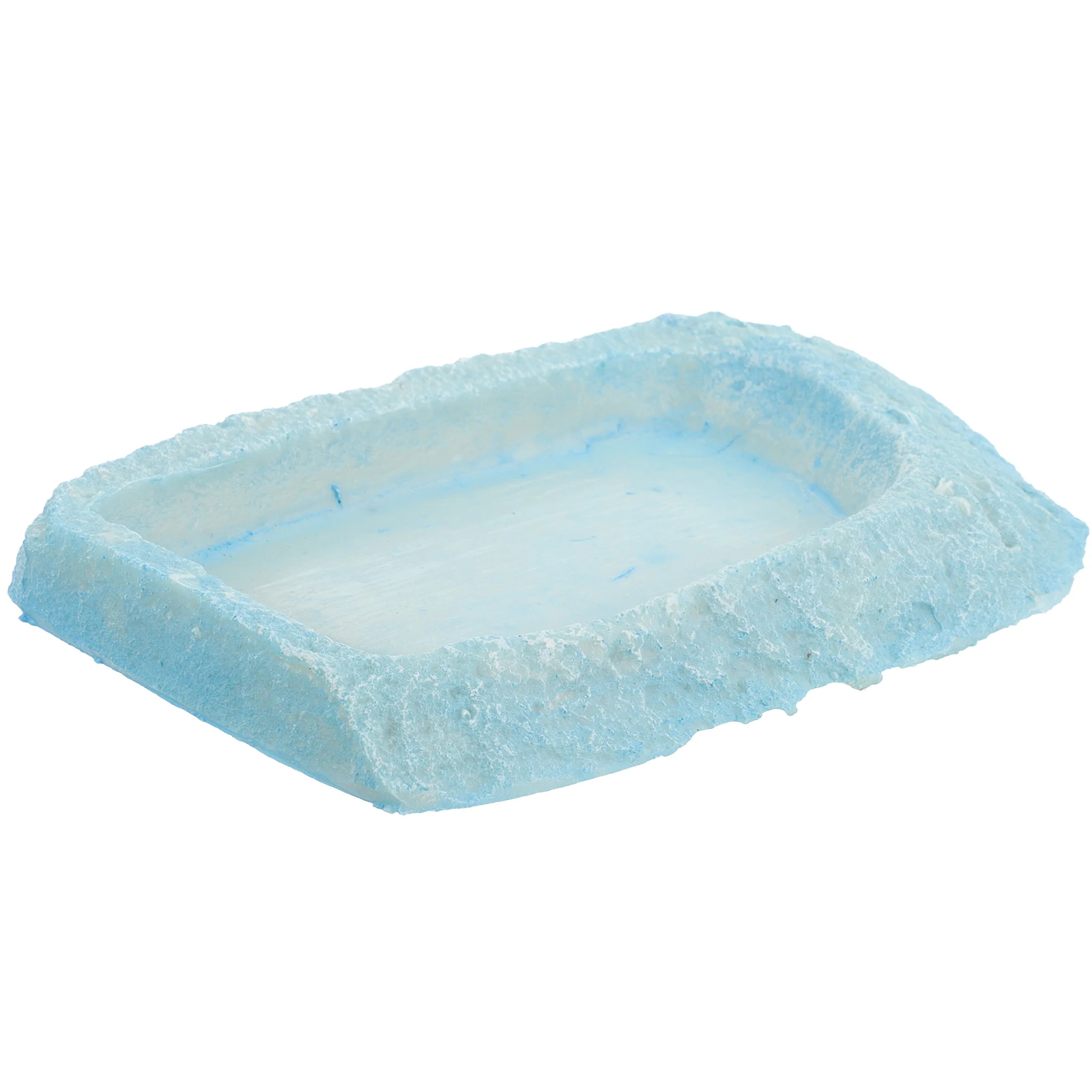

Reptile Water Bowl Blue Turtle Dish Lizard Snake Terrarium Feeding Bowls Pet Supplies Tortoise Food Basin Decorative Reptile