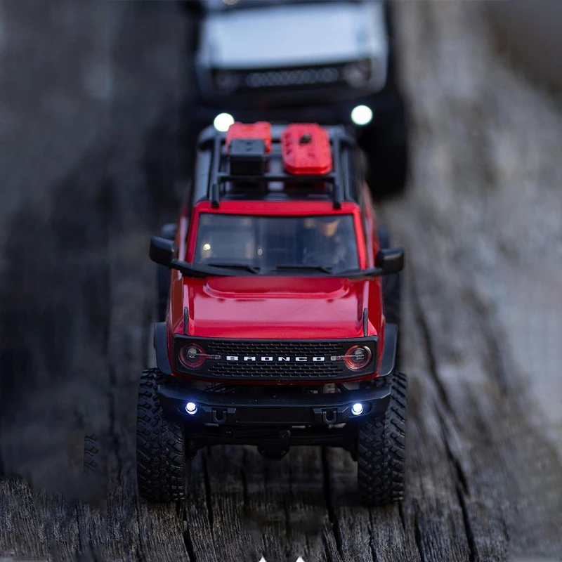 Axial SCX24 1/24 escala Control remoto vehículo de escalada todoterreno eléctrico RC coche caballo de fuego juego de mano RTR para juguetes y pasatiempos