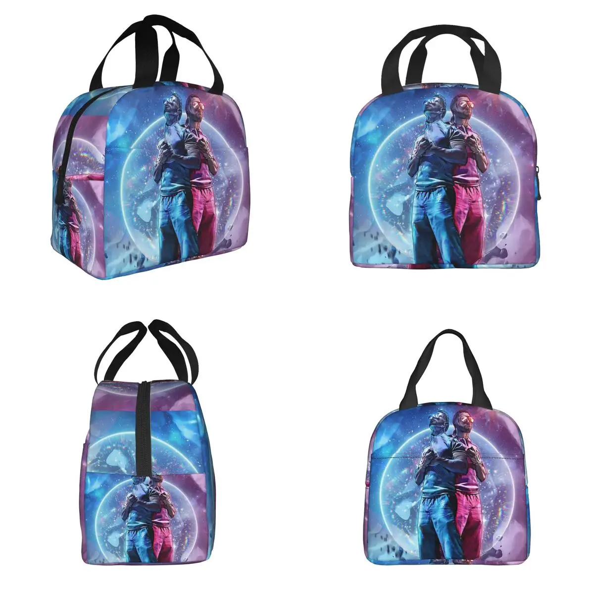 PNL Nabil Andrieu وTarik Andrieu المغني أكياس الغداء معزول بينتو صندوق مقاوم للماء حقيبة الغداء أكياس نزهة مانعة للتسرب