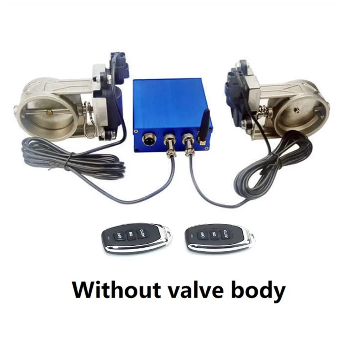 ~！【Best Seller】Car Exhaust Pipe Electronic Valve Kit Universal Multi-Angle Mode Controller Device Remote Kit Controller Switch
