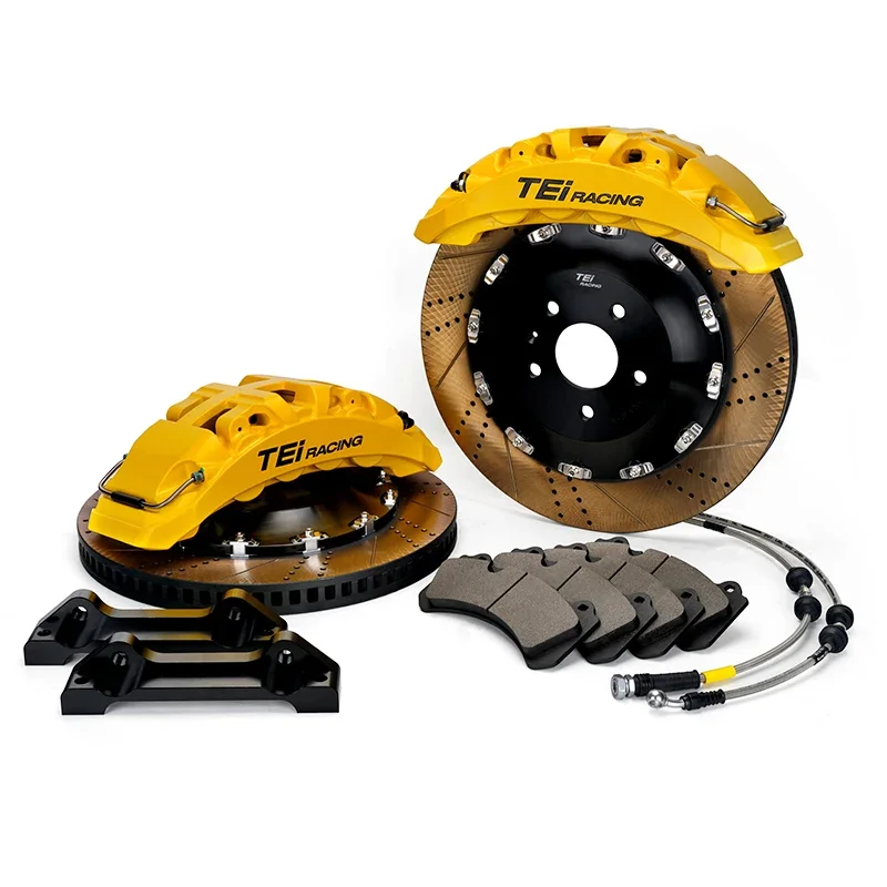 

TEIRACING Big Brake Kit SR8 8 Pot Split Caliper With 400/410/420 High Carbon Content Auto Brake System For 20/21 Inch Car Rim