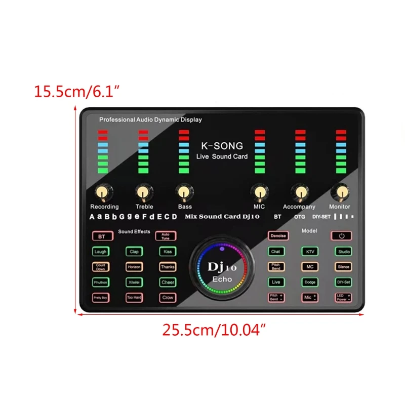 ภายนอก-ฟังก์ชั่นเสียง Bluetooth-ใช้งานร่วมกับ Sound Board สดชุด DJ Studio ระบบสตรีมมิ่งสดชุด