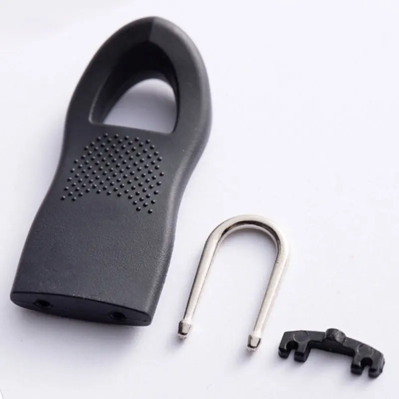 5 Buah Ritsleting Penarik Dapat Dilepas Logam Pengganti Ritsleting untuk Pakaian Tas Koper Ransel Ritsleting Fixer Ritsleting Penarik Geser Tarik