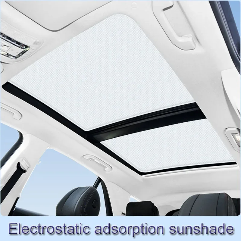 Absorção eletrostática do carro teto solar, pára-sol, isolamento térmico, acessório interno para Mercedes-Benz GLE W166 W167 2015-Presente