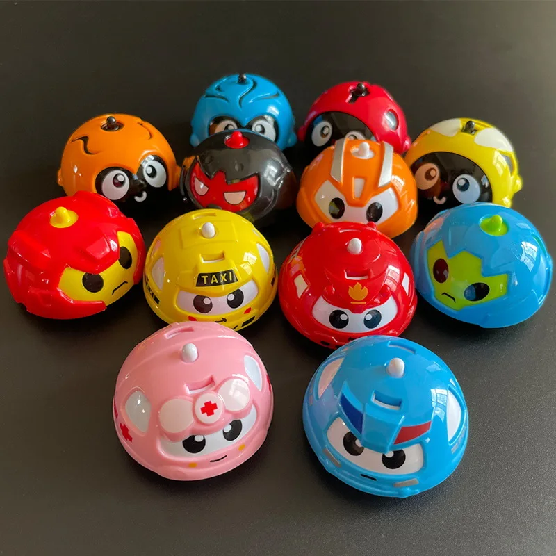 Fidget Stress Relieving Toy Spinner Fingertip Rotation Q Car Battle Gyroscope Children's Inertia Car Anti Anxiety Creative Toy