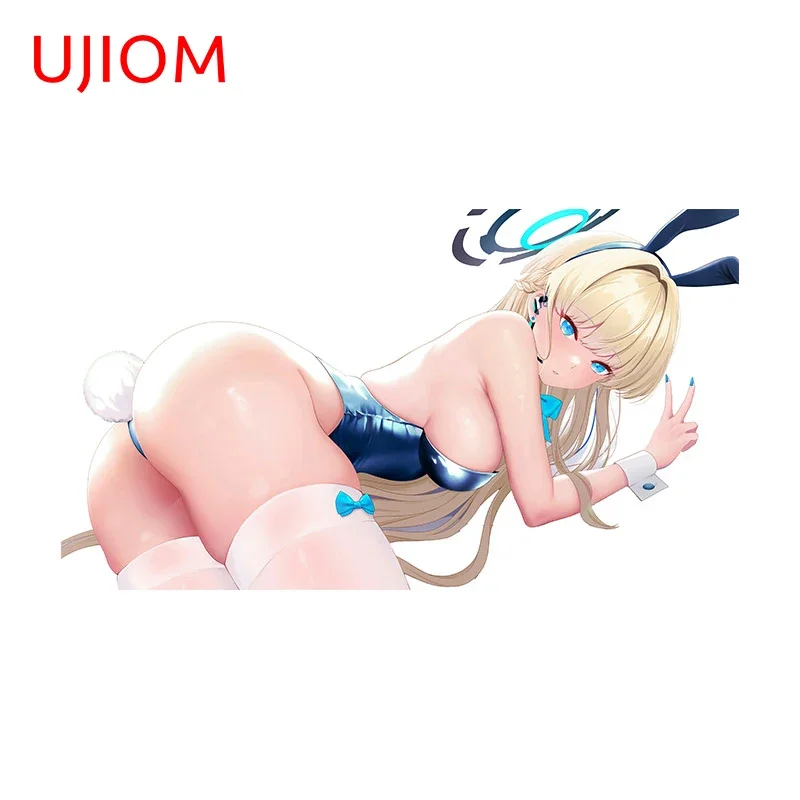 UJIOM 13cm Asuma Toki Bunny Girl Hololive Wall Sticker Creativite Graphics Refrigerator Kids Room Decal Baby Nursery Room Mural