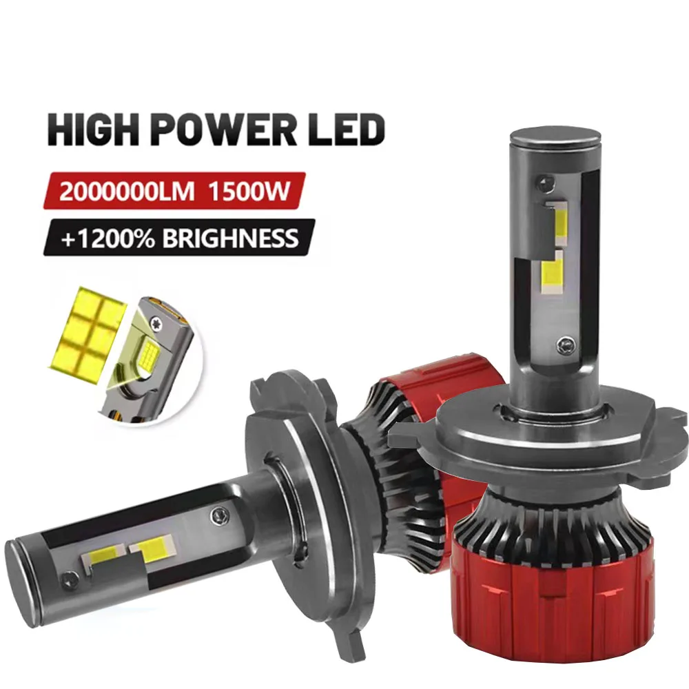 

1700W 2000000LM H4 H7 Светодиодные фары 6000K Фара H1 Led H11 H8 H3 HB3 9005 HB4 9006 9007 9008 H13 9012 H9 Автомобильные фары