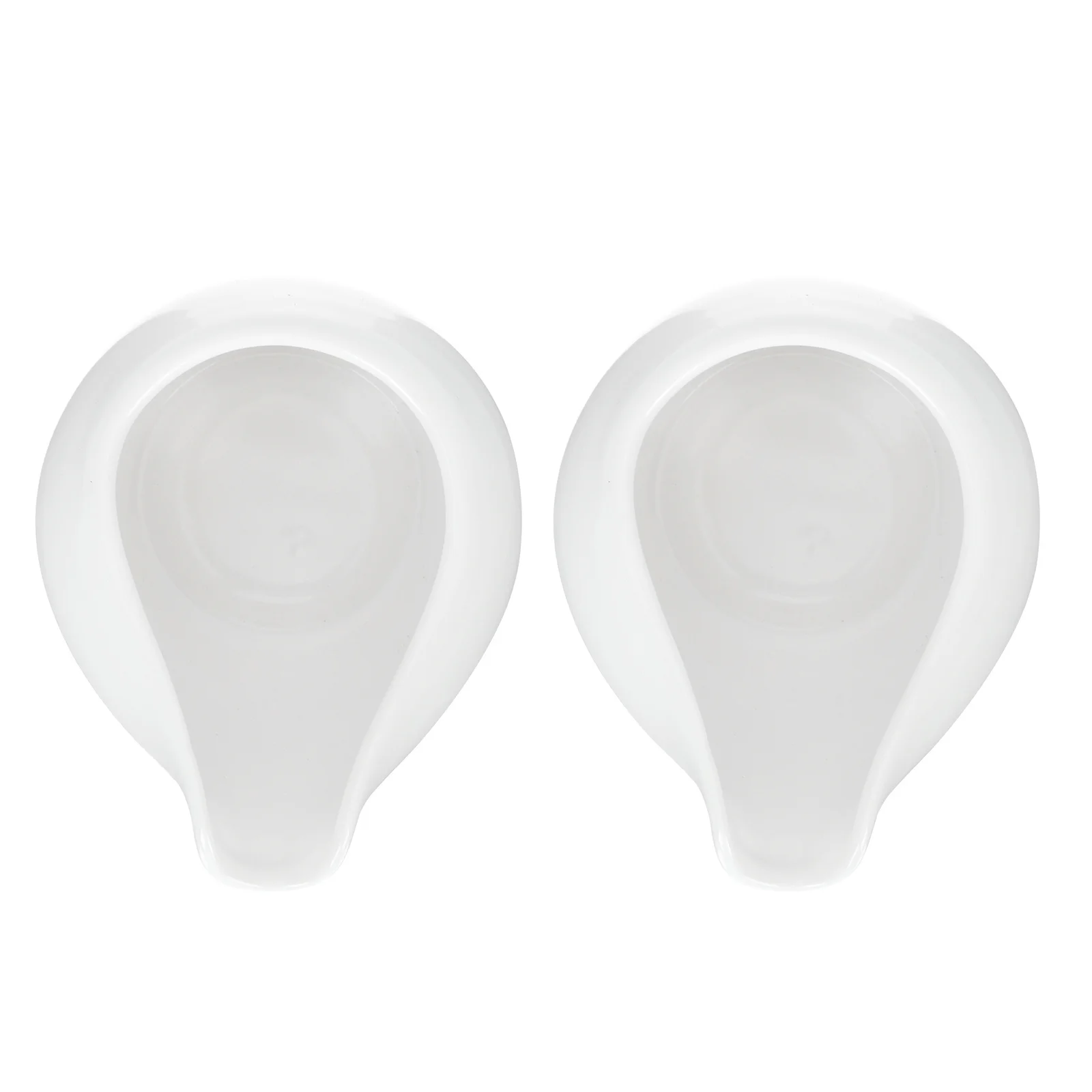 

2Pcs Round Spout Milk Jugs Premium Ceramic Creamers Lightweight Portable Kitchen Sauce Pitchers Household Milk Cups