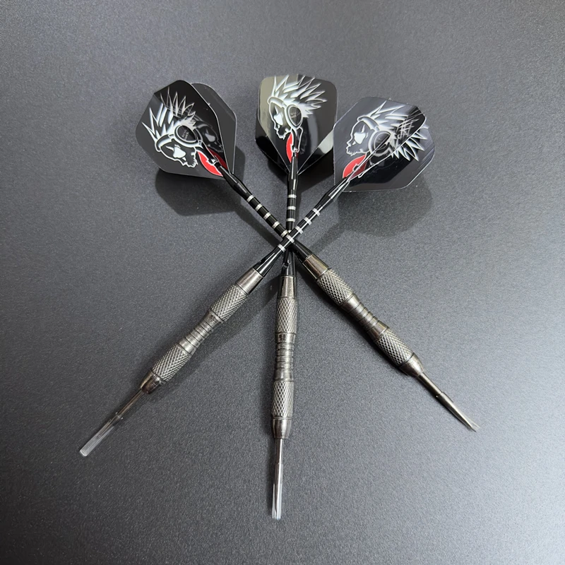 3pcs/Set Metal High-grade Imitation Tungsten Steel Needle Darts 20g Professional Competition Training Black Aluminum Rod Plastic