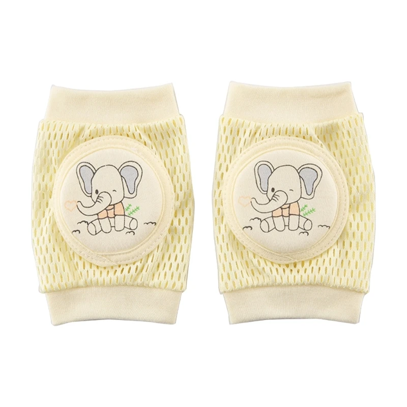 Genouillères élastiques pour bébés, genouillères souples pour ramper, capuchon protection pour marche, en coton Non